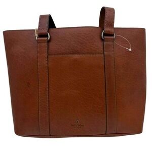 Wild West Genuine Leather Hair-on-Hide Shoulder Bag - Tooled Western Style - NWT